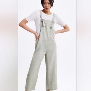 Zara Straight Leg Overalls